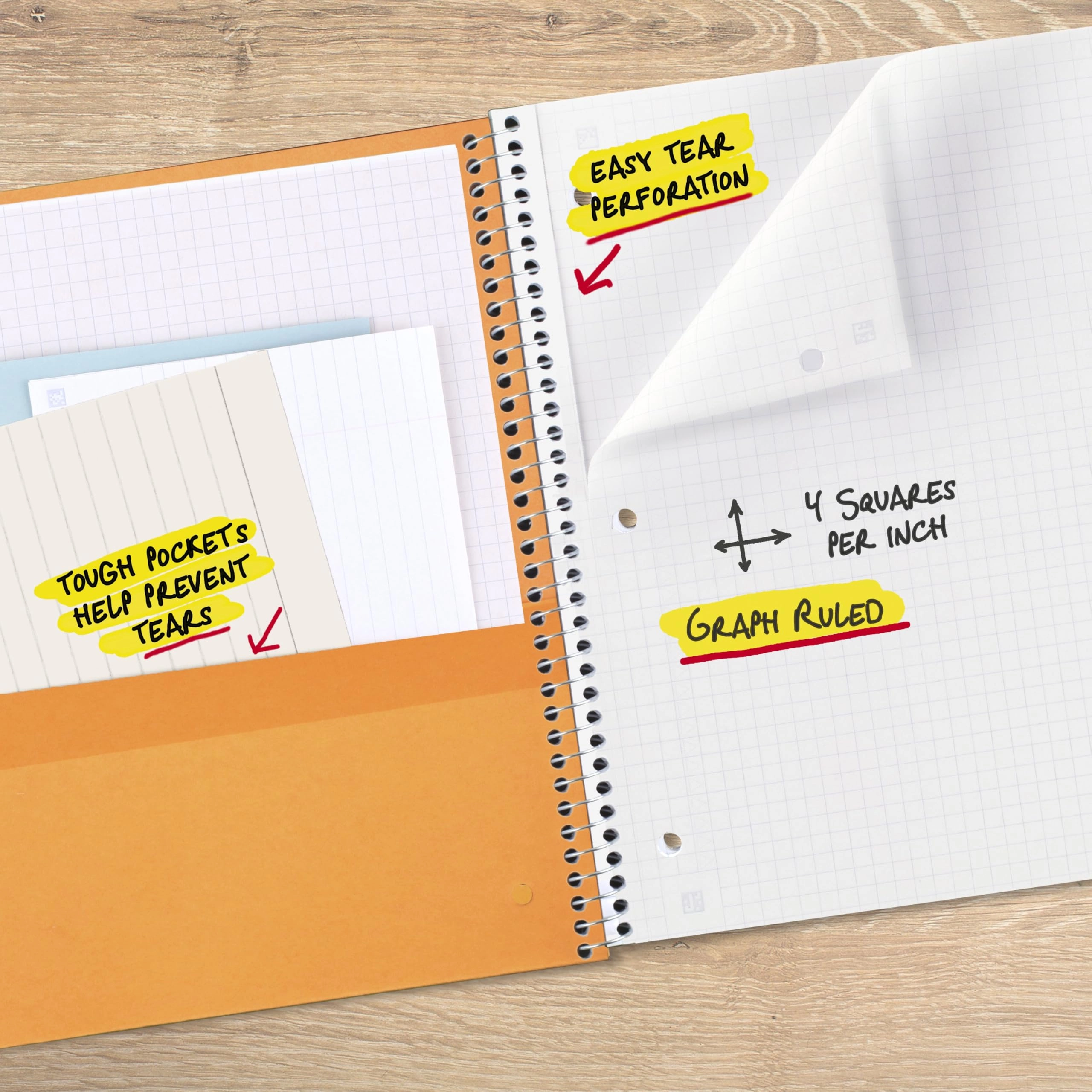 Spiral Notebook 8-1/2" x 11" Spiral - Lined 100 Sheets