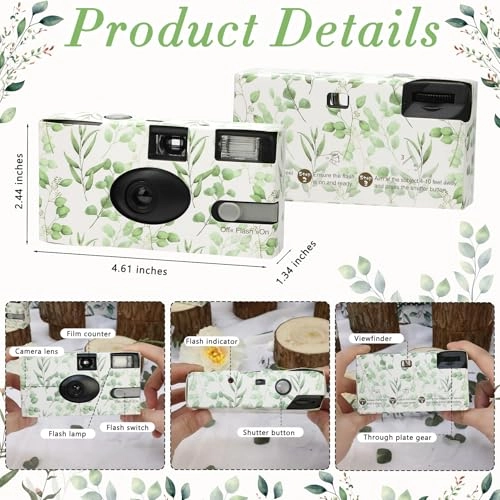 Disposable Cameras - 12 Pack 35mm