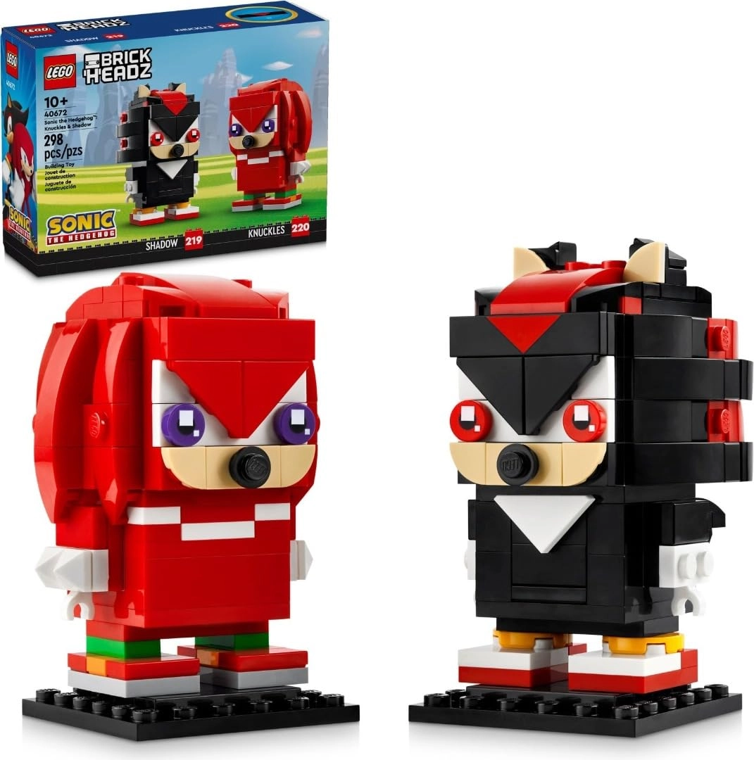 LEGO Sonic the Hedgehog BrickHeadz Knuckles & Shadow (40672)
