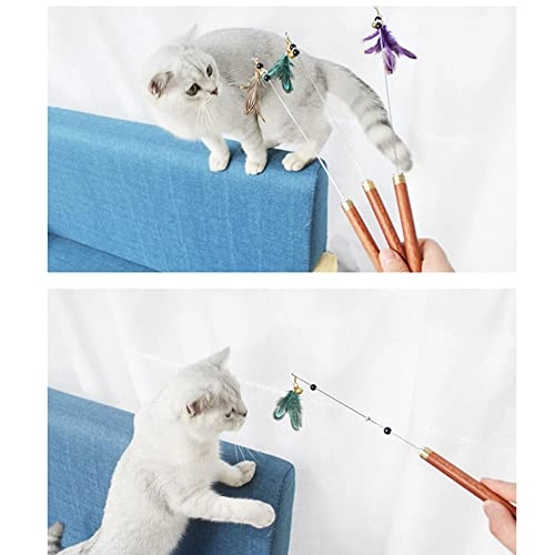 ACSUZ Cat Teaser Wand Cat