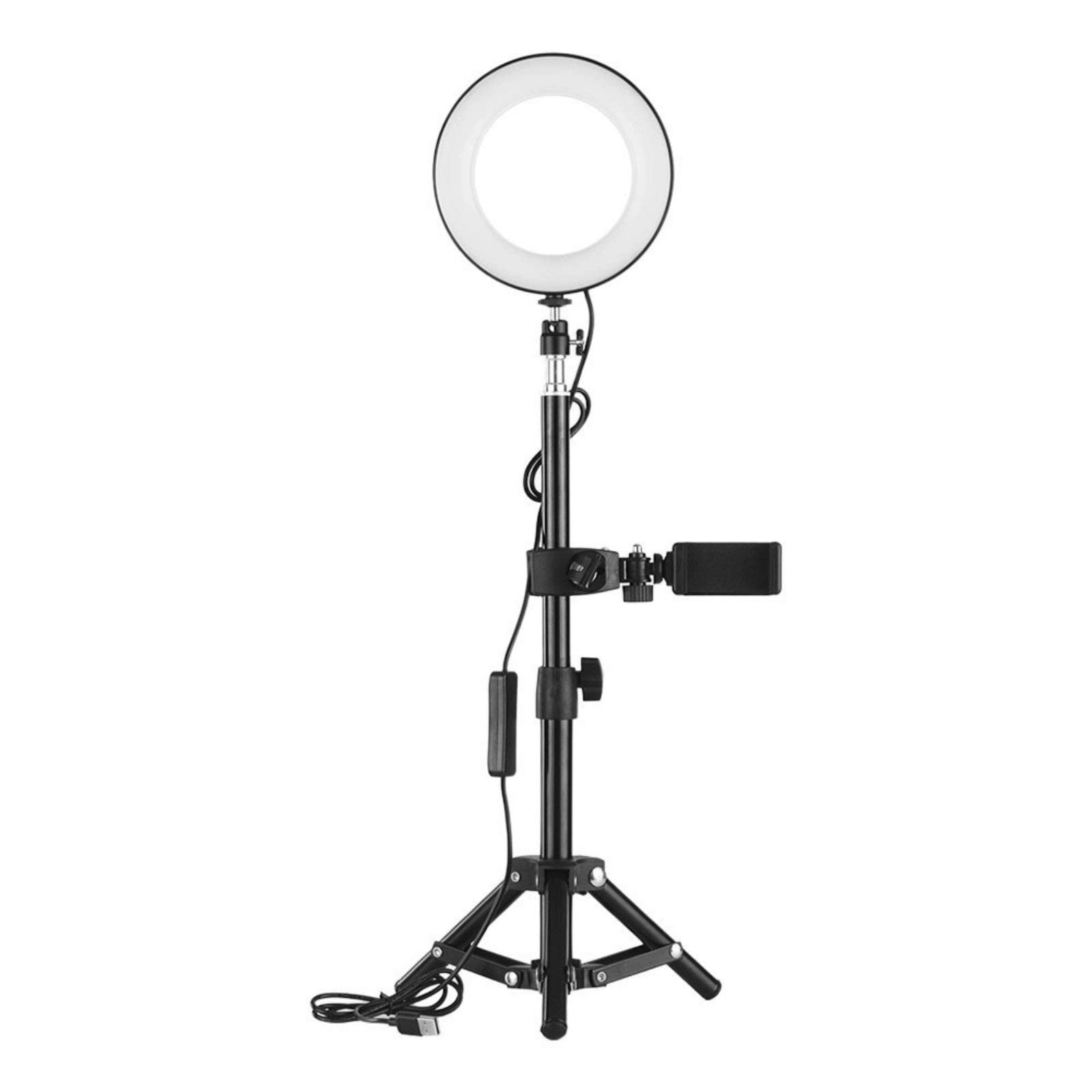 Ring Light LED - 6" Tripod 3 Light Modes
