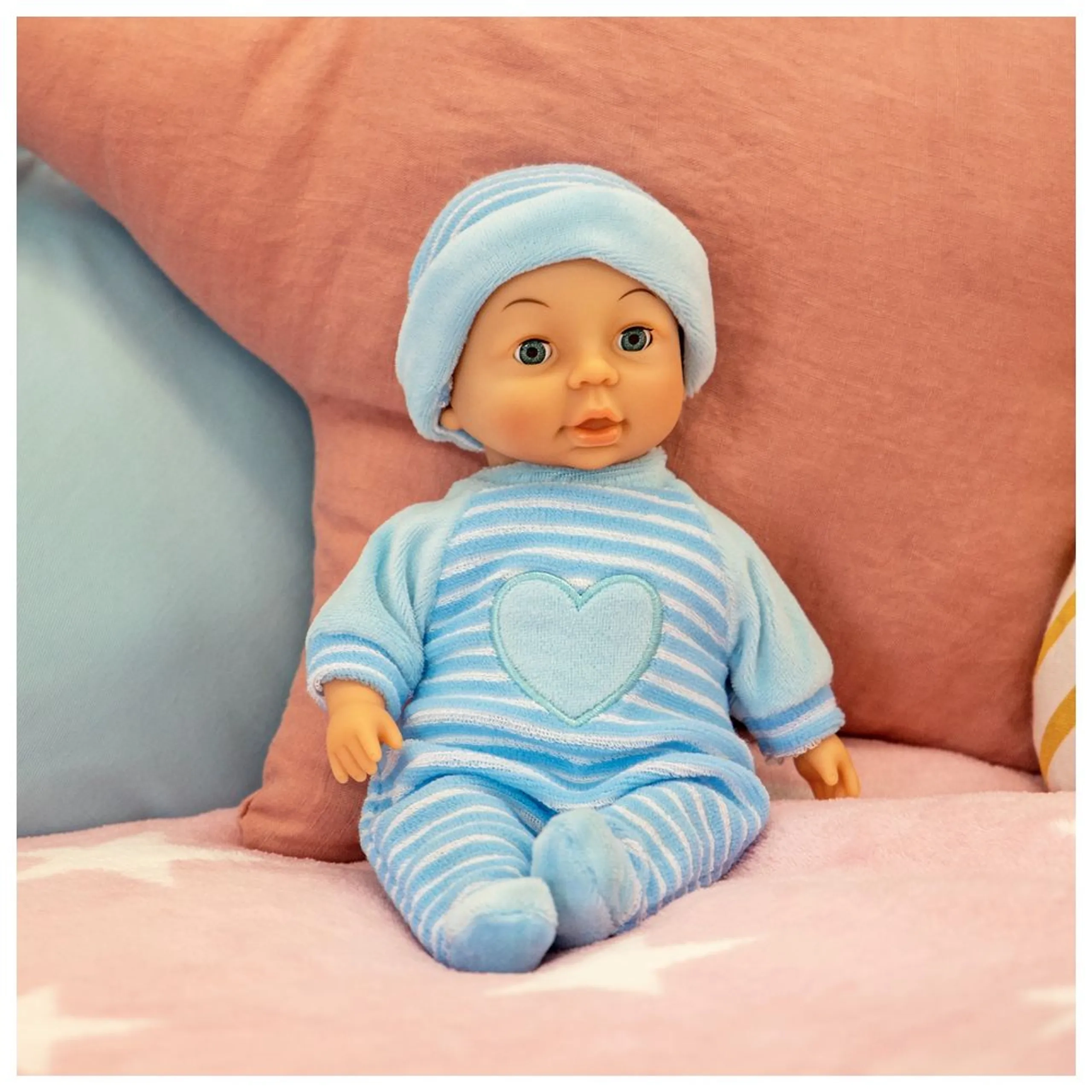 Soft Cuddle Baby Doll - 30 cm Pacifier Bottle Ages 3+