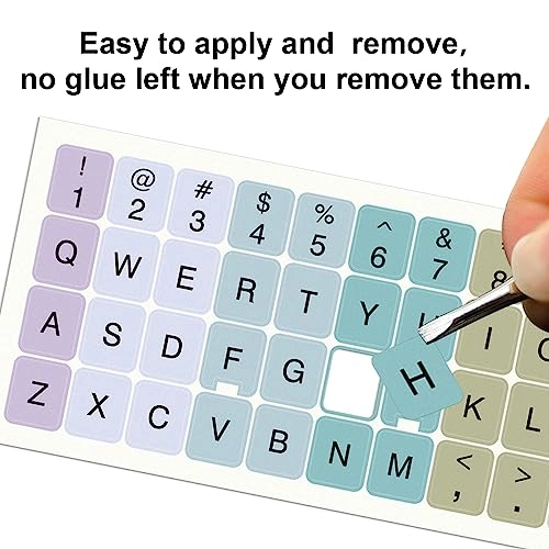 English Keyboard Stickers