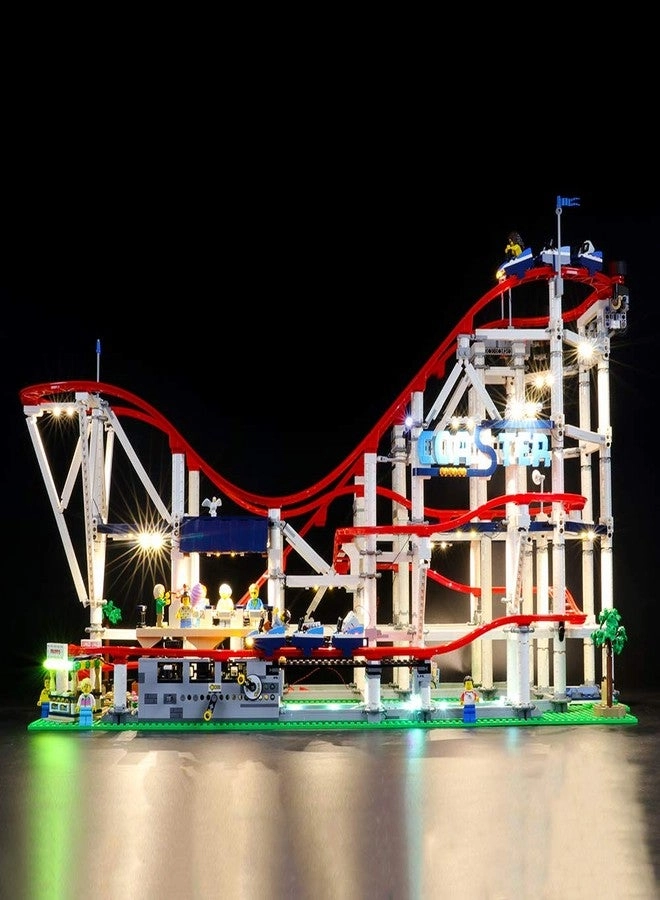 Led Lighting Kit for Roller Coaster - Compatible with 10261
