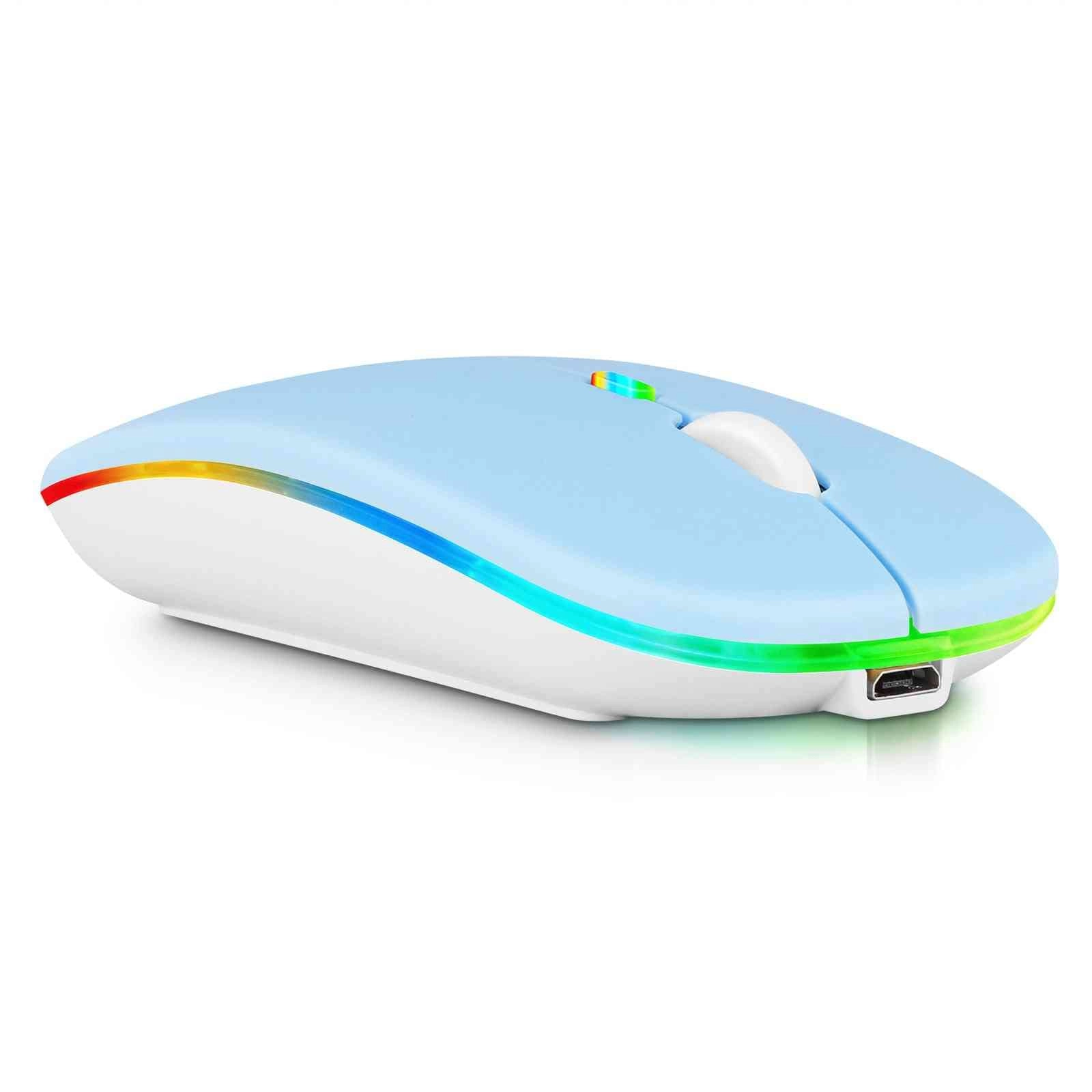 2.4GHz Rechargeable Wireless LED Mouse - Bluetooth