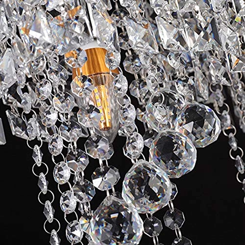 K9 Crystal Ceiling Lamp - warm light