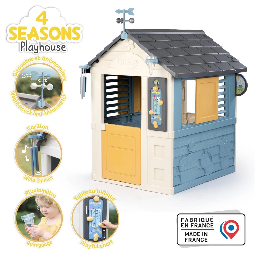Smoby 4 Seasons Playhouse - Suitable for 3 Years & Above