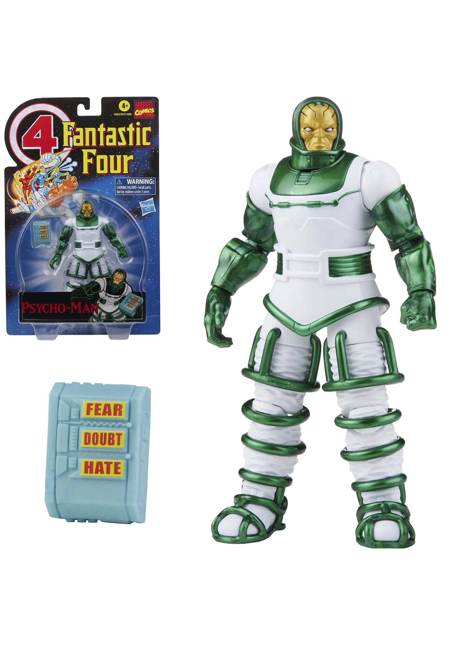 Hasbro Psycho-Man - Retro Fantastic Four - Ages 4 and up. 1