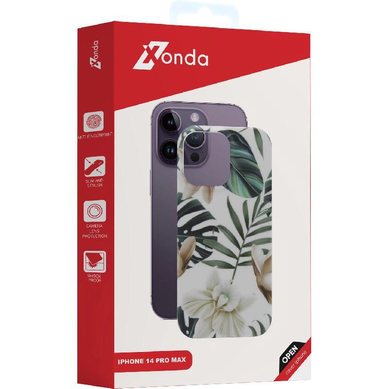 Xonda Soft Garden Back Cover Mobile Case for iPhone 14 Pro Max