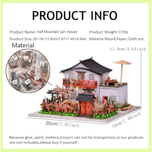 3D Wooden Puzzle Bookshelf Insert - Library of Books 1:24