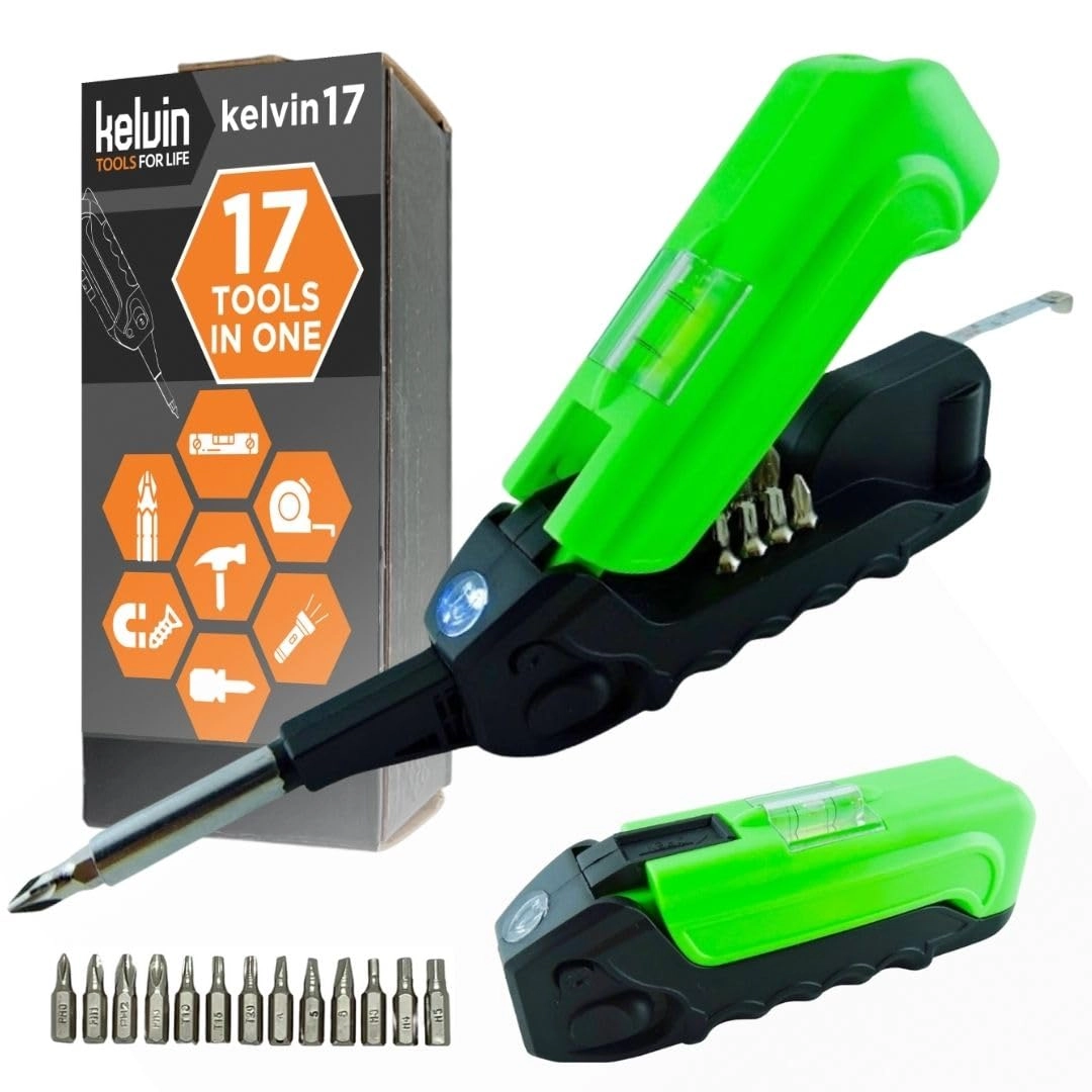 Kelvintools 17 Urban Multi-Bit Screwdriver Set (17 Pcs)