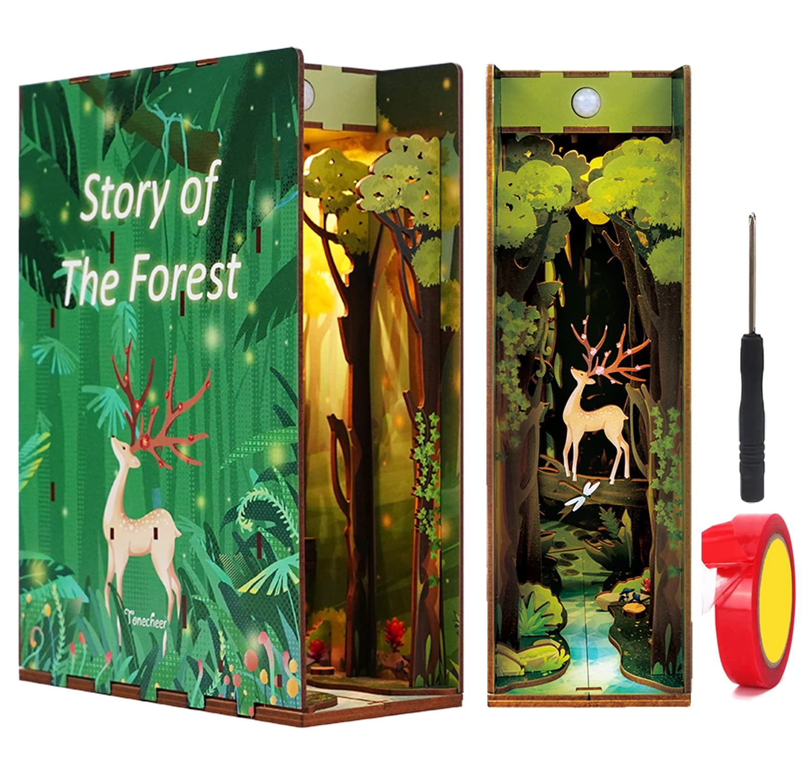 Spilay Miniature Book Nook - Forest