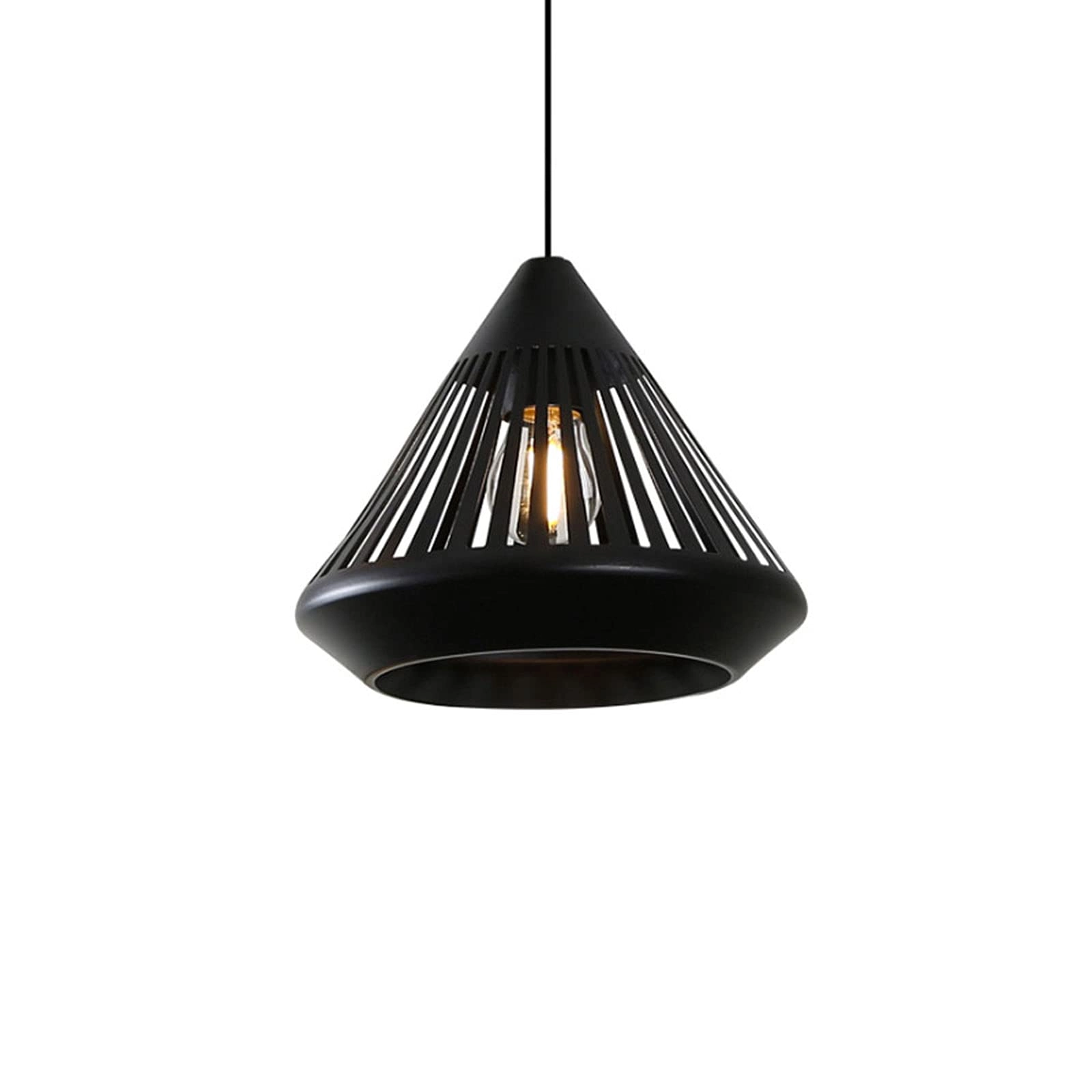SXSGSM Vintage Chandeliers - Black 4-Lights Iron