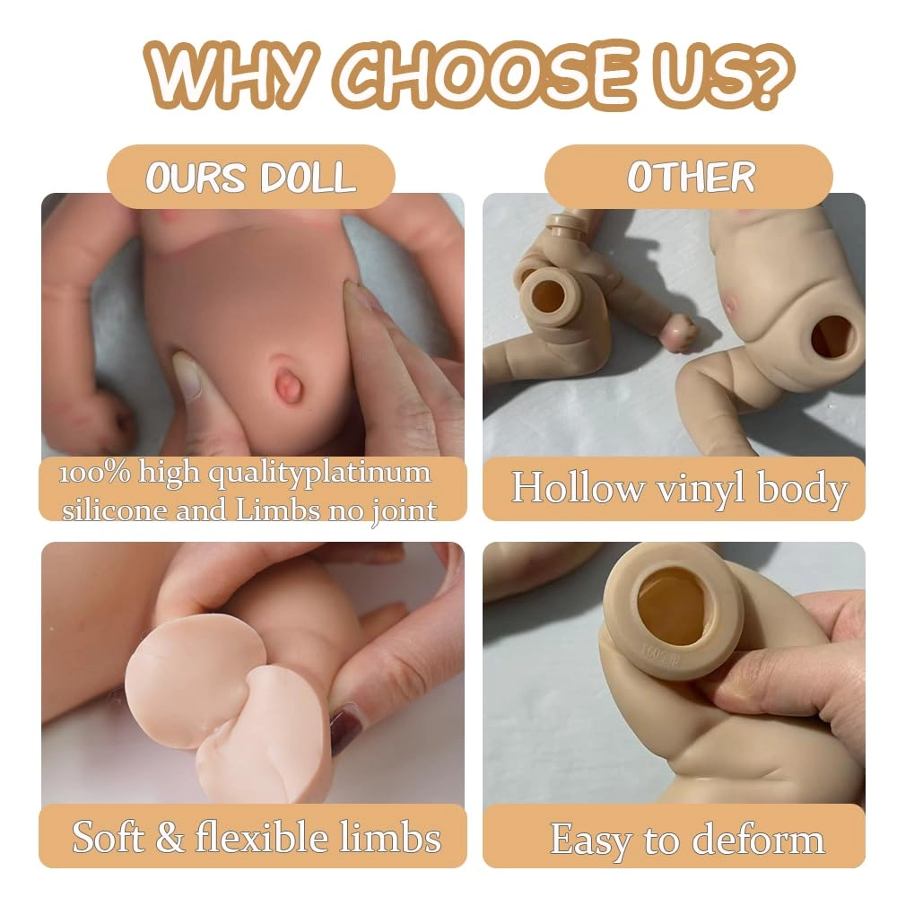 Reborn Baby Doll - 12 inch Full Body Silicone Baby Boy