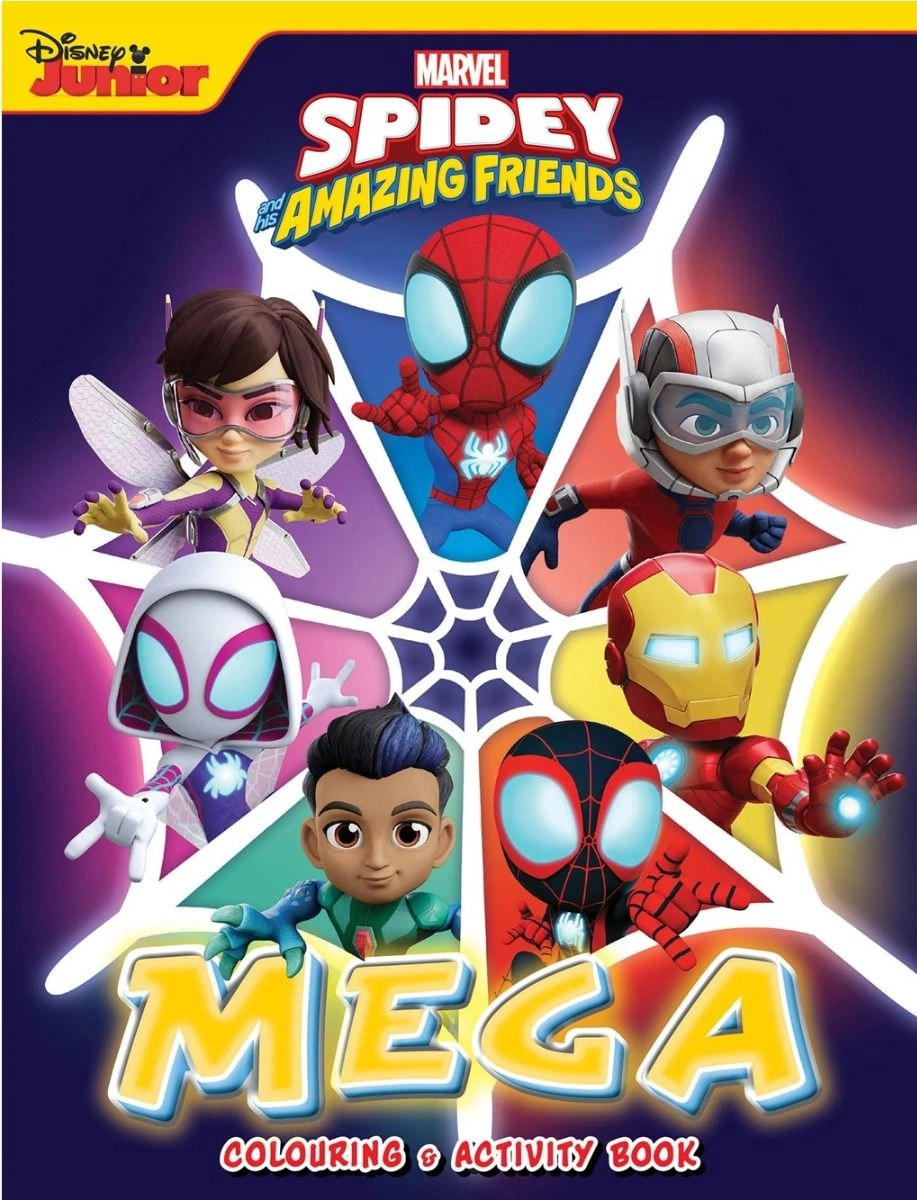 Edu Fun Spidey and His Amazing Friends Mega Colouring Book - 2+ years