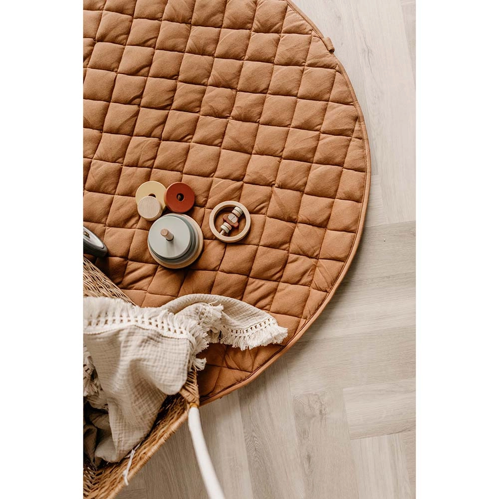 Playmat & Storage Bag - Organic Tawny Brown 6 months