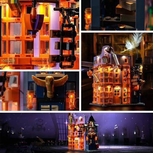 LED Light Kit for LEGO 76422 Weasleys' Wizard Wheezes - ABS