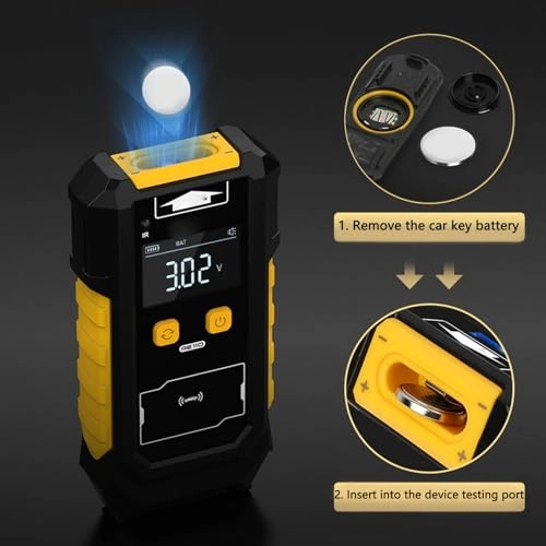 Remote Key Frequency Tester - IR Signal Detector HD LCD Type-C Dual Power