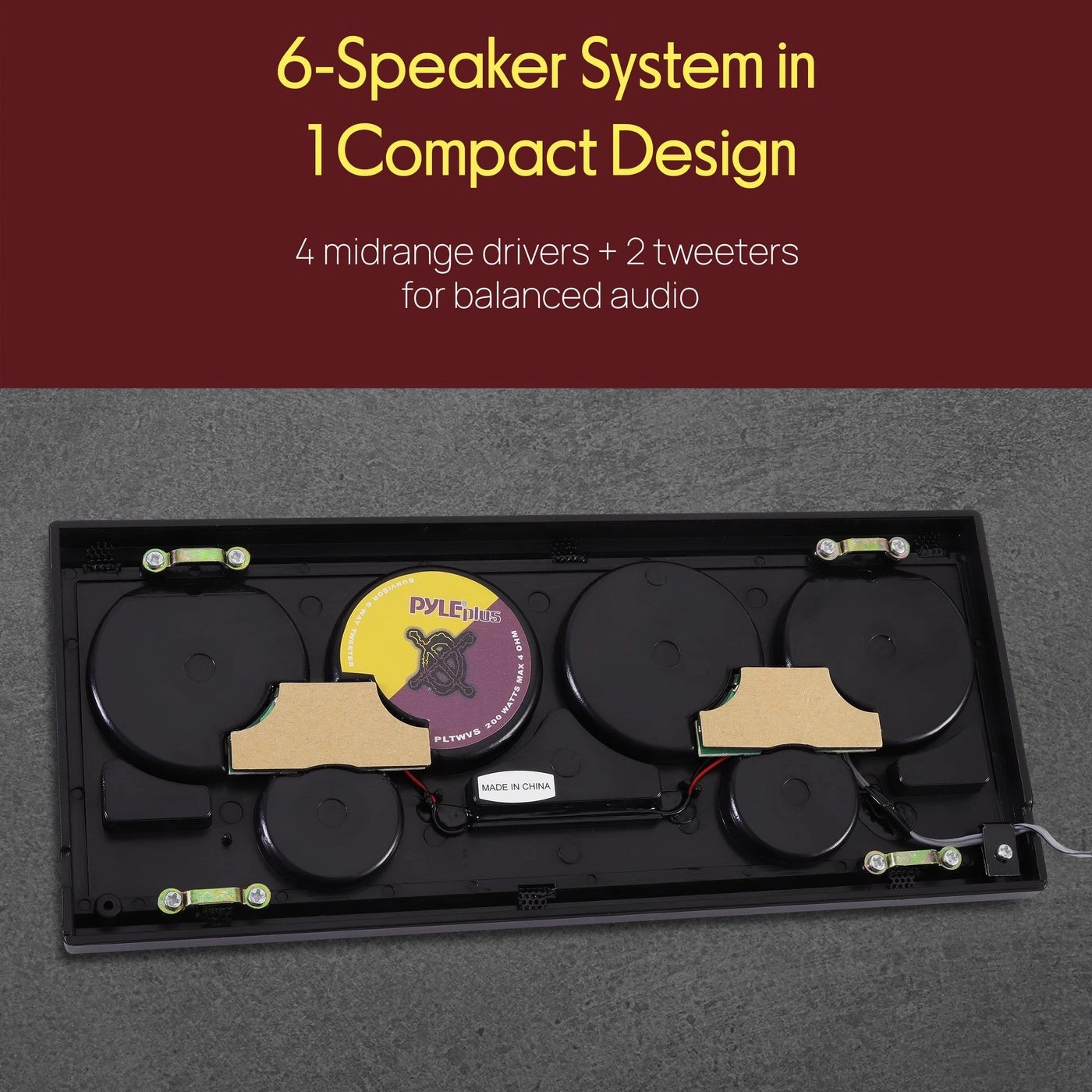 6 Way Car Stereo Speaker - 60mm