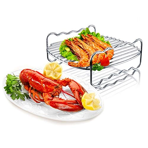 Double Layer Rack - Stainless Steel 4 piece(s)