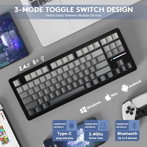 K87 - QWERTY Wired/Wireless