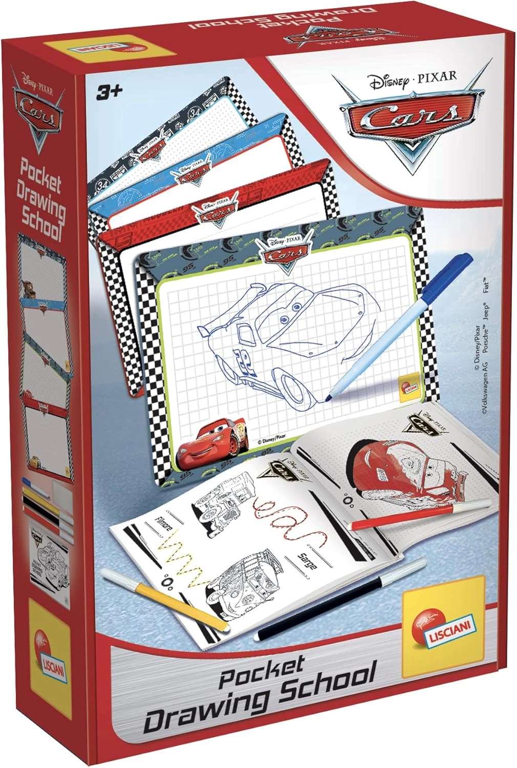 COLOR LAND CHILDRENS TOYS CENTER LLC Cars Pocket Drawing School - 3 and up