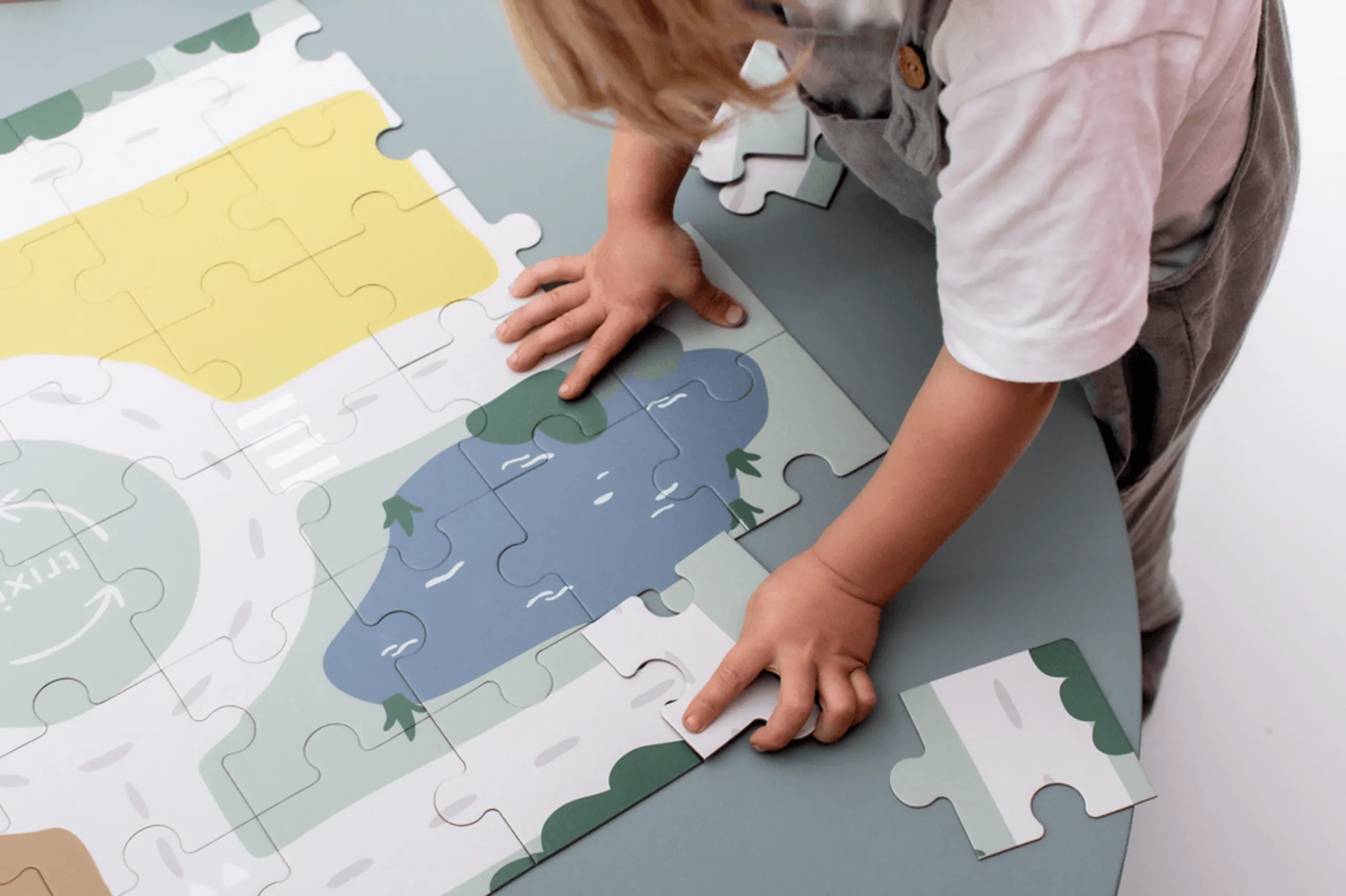 Wooden Road Puzzle - Suitable for 24 months and above