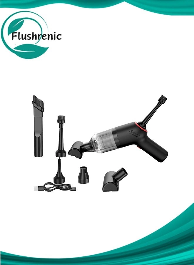 Flushrenic Cordless Handheld Vacuum Cleaner - two 2000 mAh lithium batteries