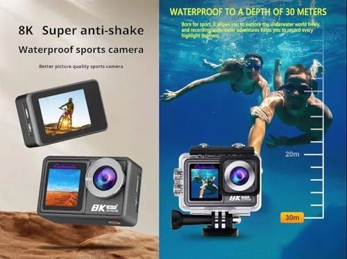 8k sports and action camera - 8K 15FPS