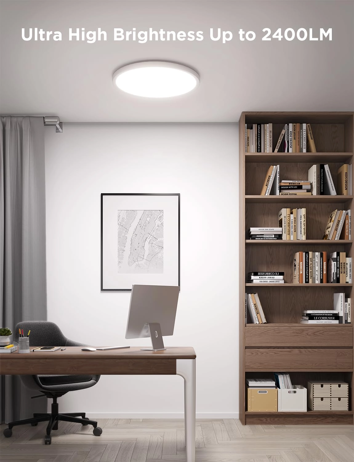 Smart Ceiling Light - 2200K-6500K Dimmable Pack