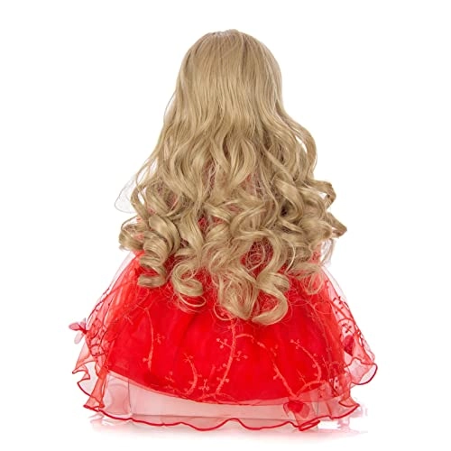 Reborn Baby Doll - 24 Inch Vinyl Cotton Body Pink Yarn Skirt Ages 3+