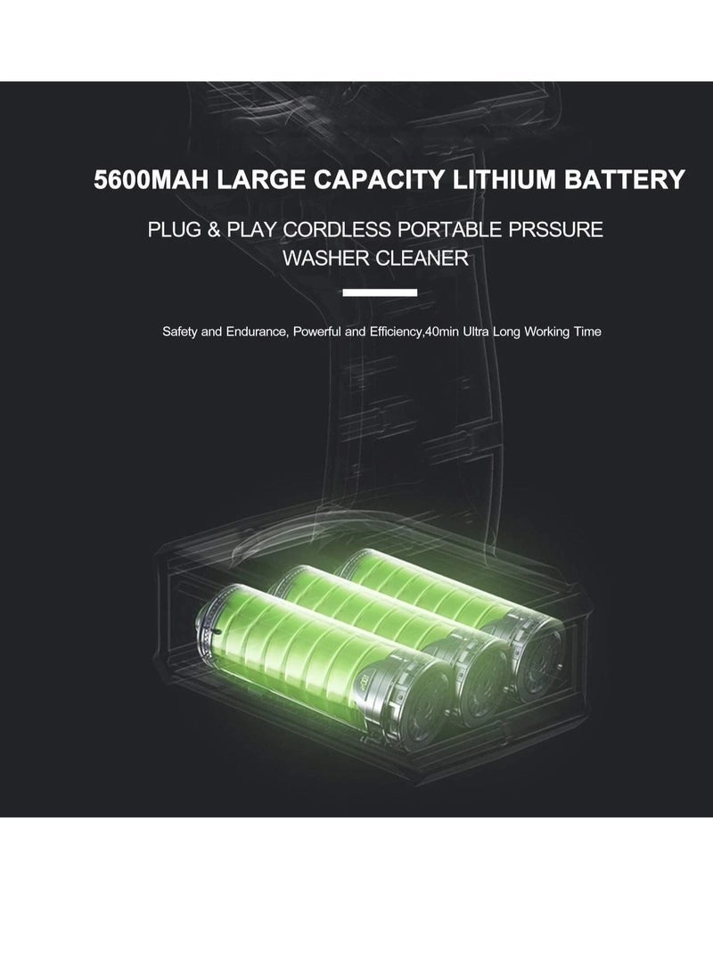 Cordless Portable Washer - 48V 200W 30Bar