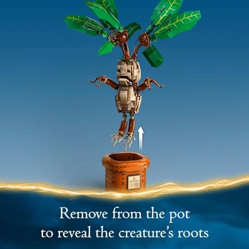 Harry Potter Mandrake Figure (76433) - Posable plant pot