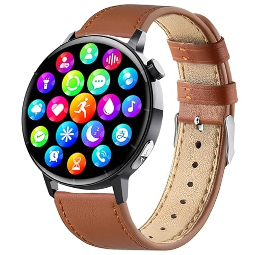 Blood Glucose Sugar Smart Watch - 2.1 inch Water Resistant Bluetooth Calling