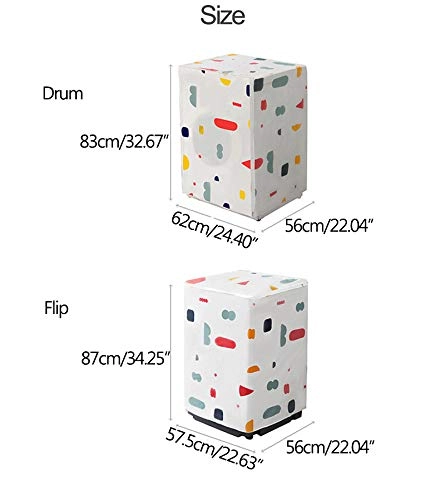 1 Piece Dust Proof Washing Machine Cover - PEVA waterproof breathable