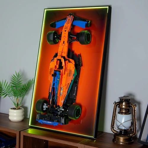 Display Wallboard - RGB Colorful LED Lights Compatible with Lego 42141