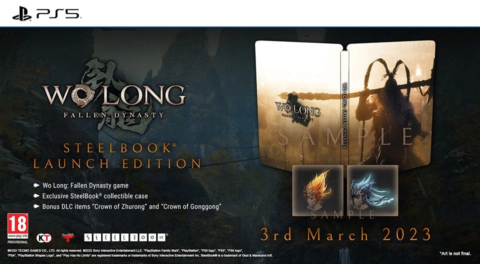 Wo Long: Fallen Dynasty Steelbook Launch Edition - PlayStation 5