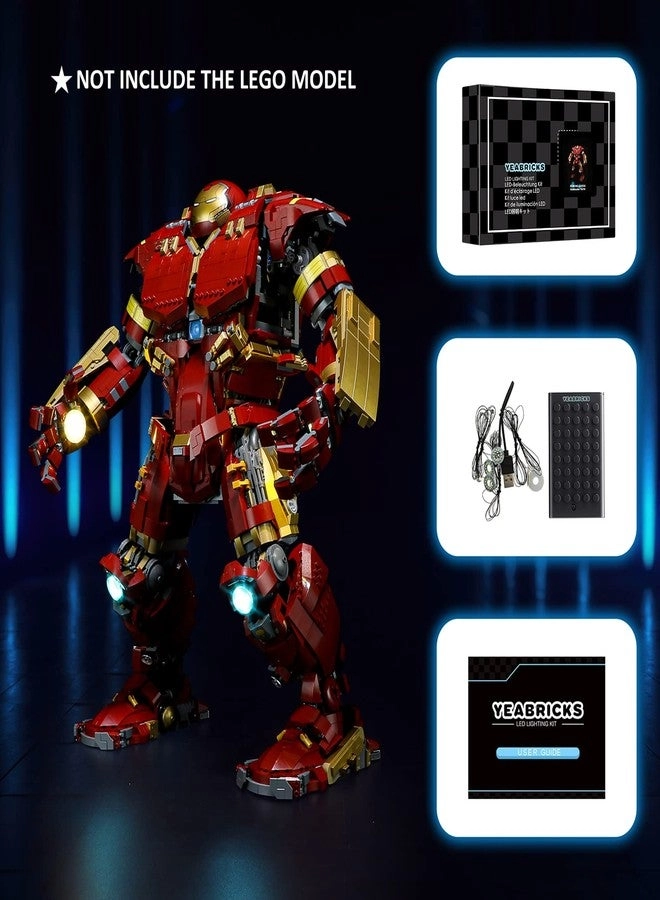 LED Light for Lego-76210 Marvel Hulkbuster