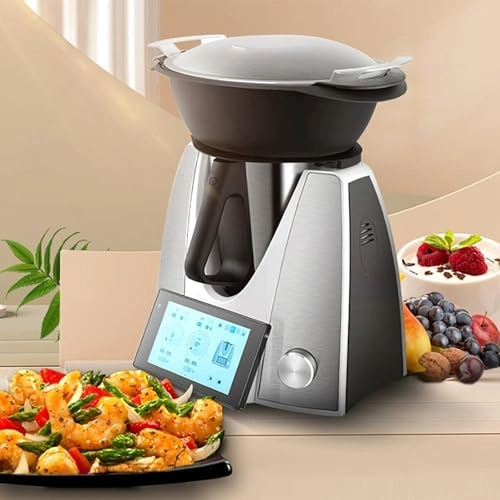 Food Processor - 12 Cooking Functions 1000W 3D 360° Rotating Heating