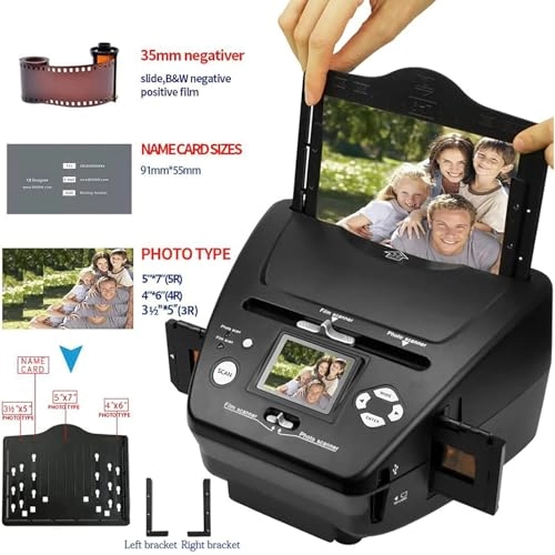 Film & Slide Scanner - 2.4" LCD 16MP 35mm