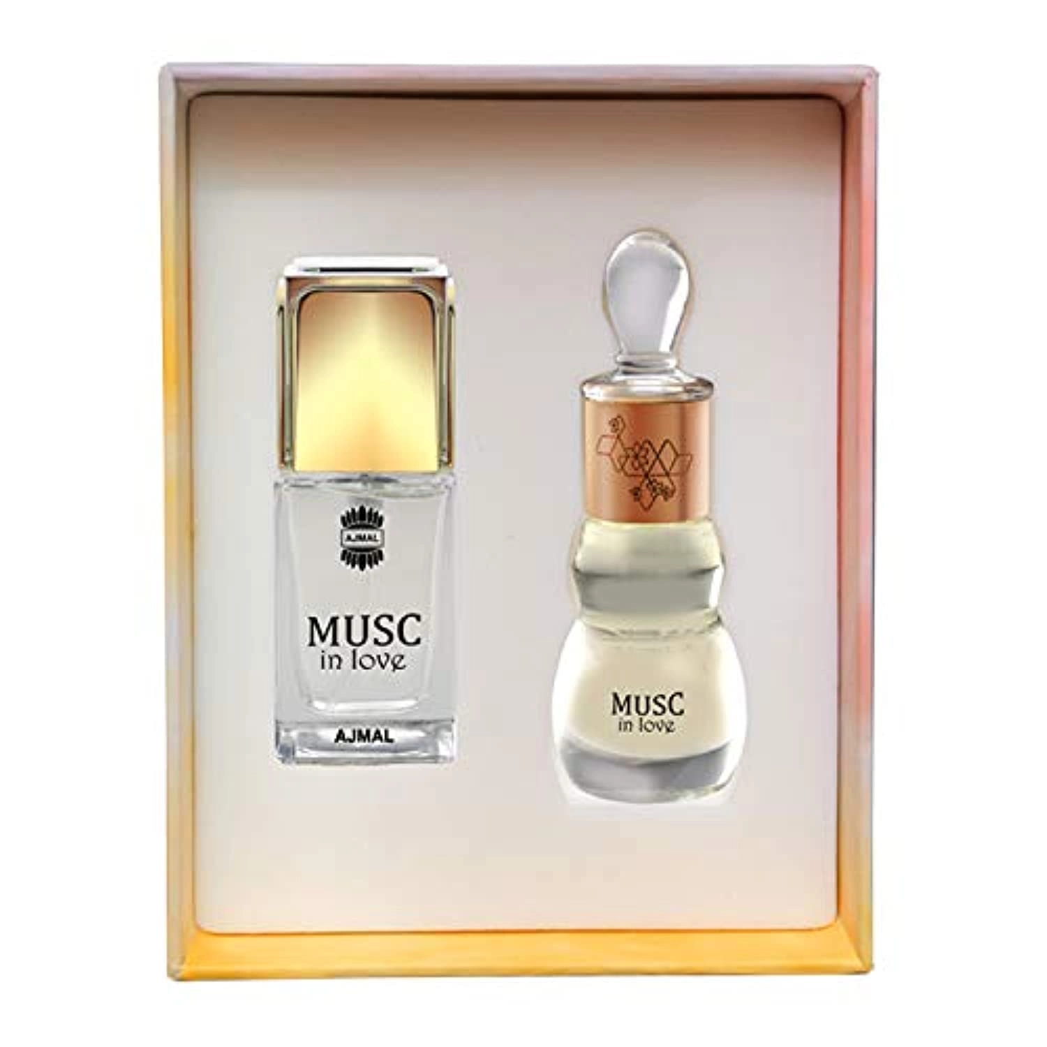 Ajmal Musc In Love Eau de Parfum 14 ml + Perfume Oil 12 ml Bundle