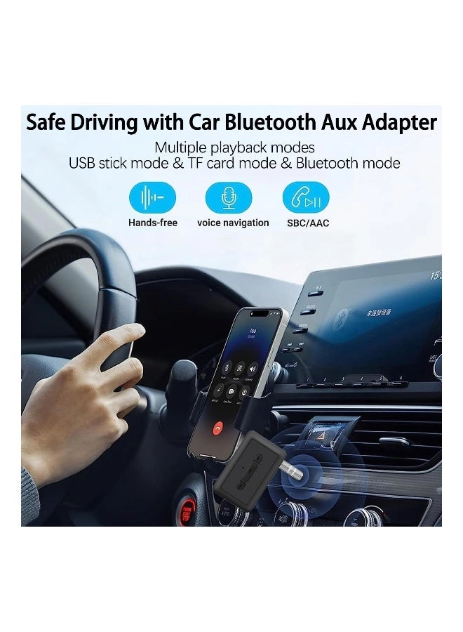 Bluetooth AUX Adapter - Bluetooth 5.2 AUX
