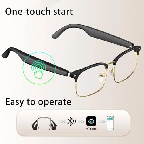 Smart Bluetooth Glasses - 144 Languages Bluetooth 5.3