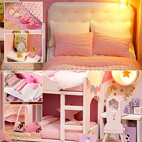 DIY Miniature Dollhouse Kit - Warm Moment 1:24