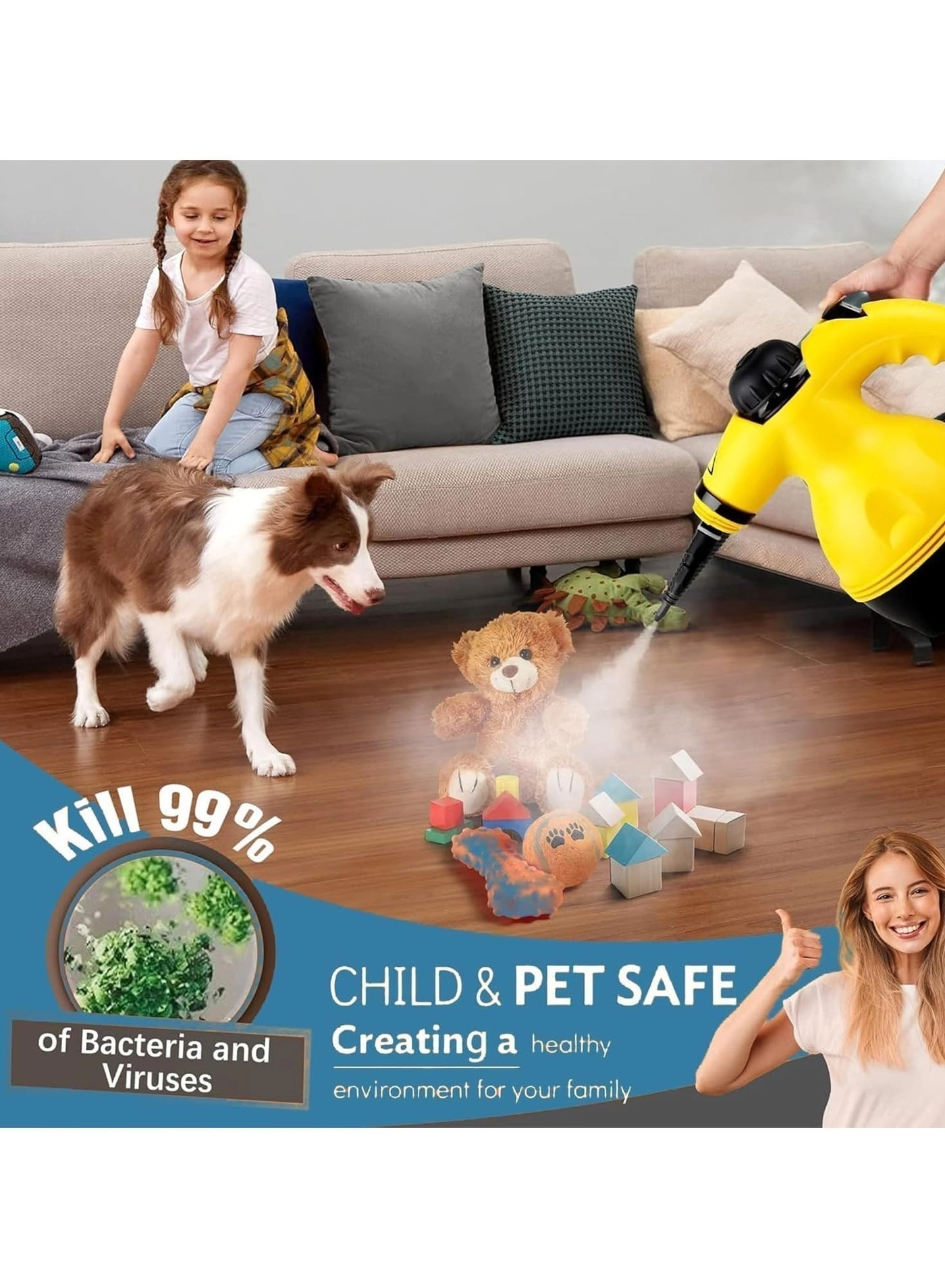 Handheld Steam Cleaner - 3.0bar 350ml