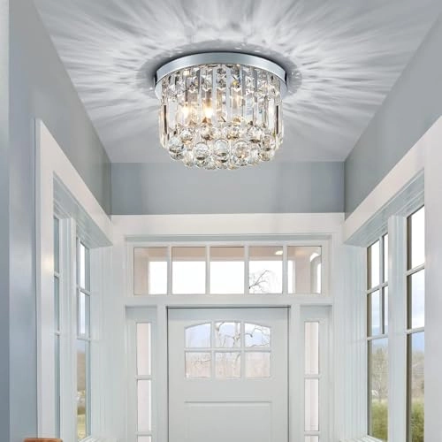 SANCTUARY LIGHT - D30 x H24 cm E14 3 Lights Chrome Finish