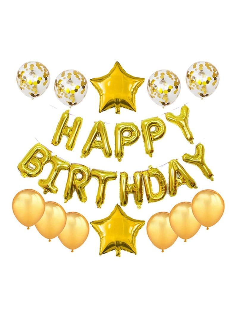 Decorative Foil Balloon - 25-Piece