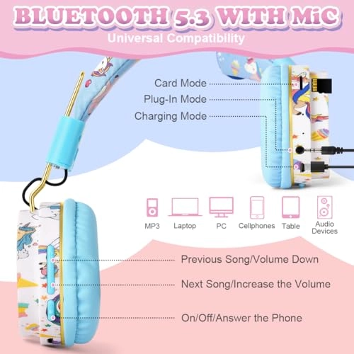 Kids Bluetooth Headphones Wireless Headphone