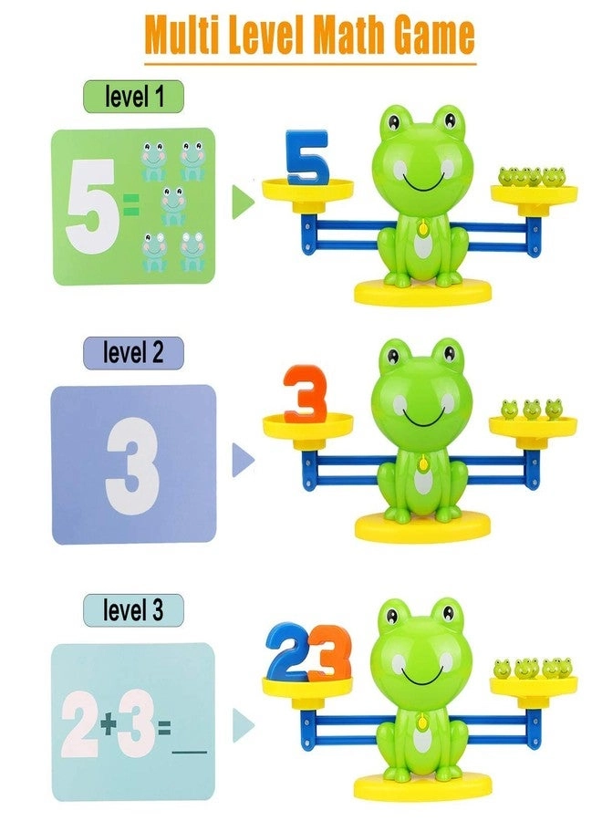 Frog Balance Math Game - 3+