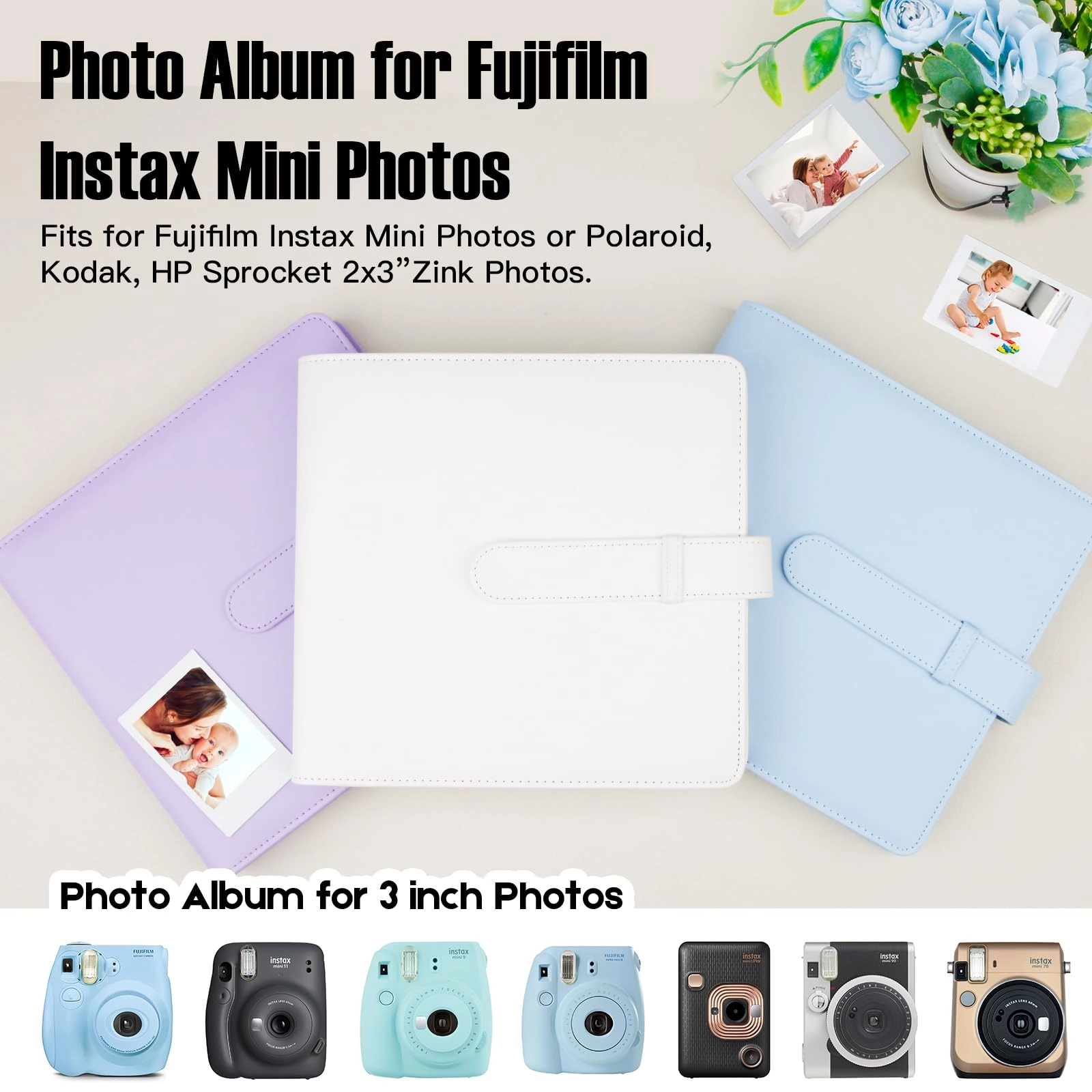 Mini Photo Album - 360 Pockets